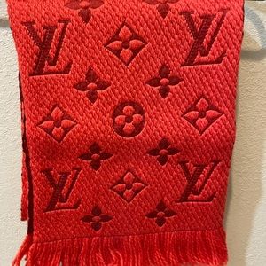 Authentic Louis Vuitton logomania scarf